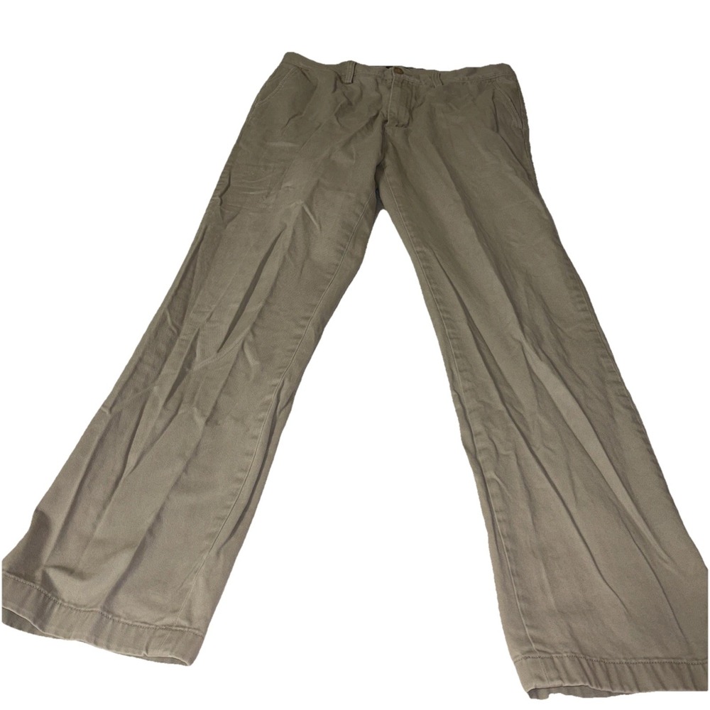 Nautica The Deck Pant Men's Khaki Chino Pants Straight Leg Cotton 34x34